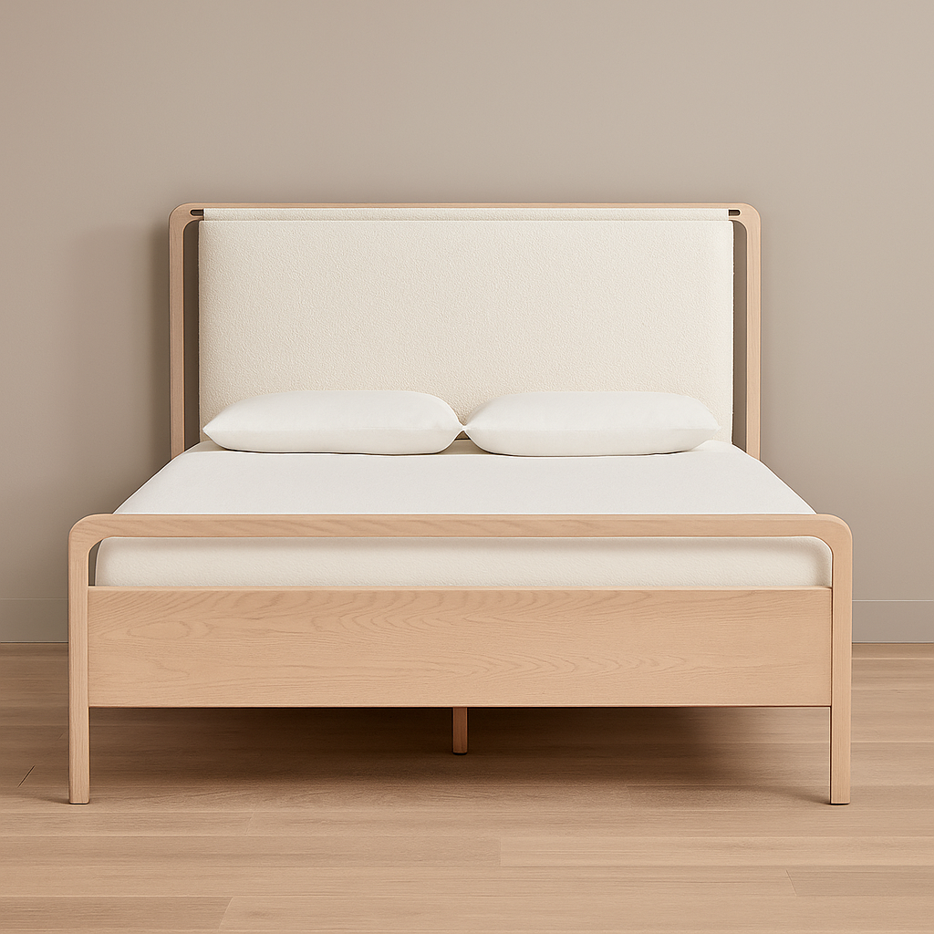Oak Veneer Bed