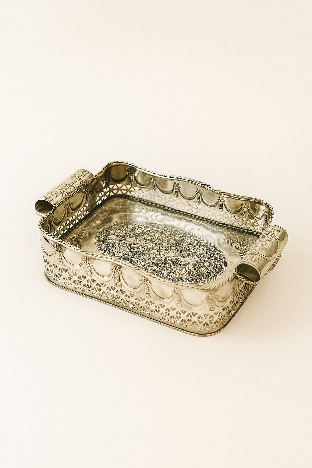 Polished Nickel Abbey Tray