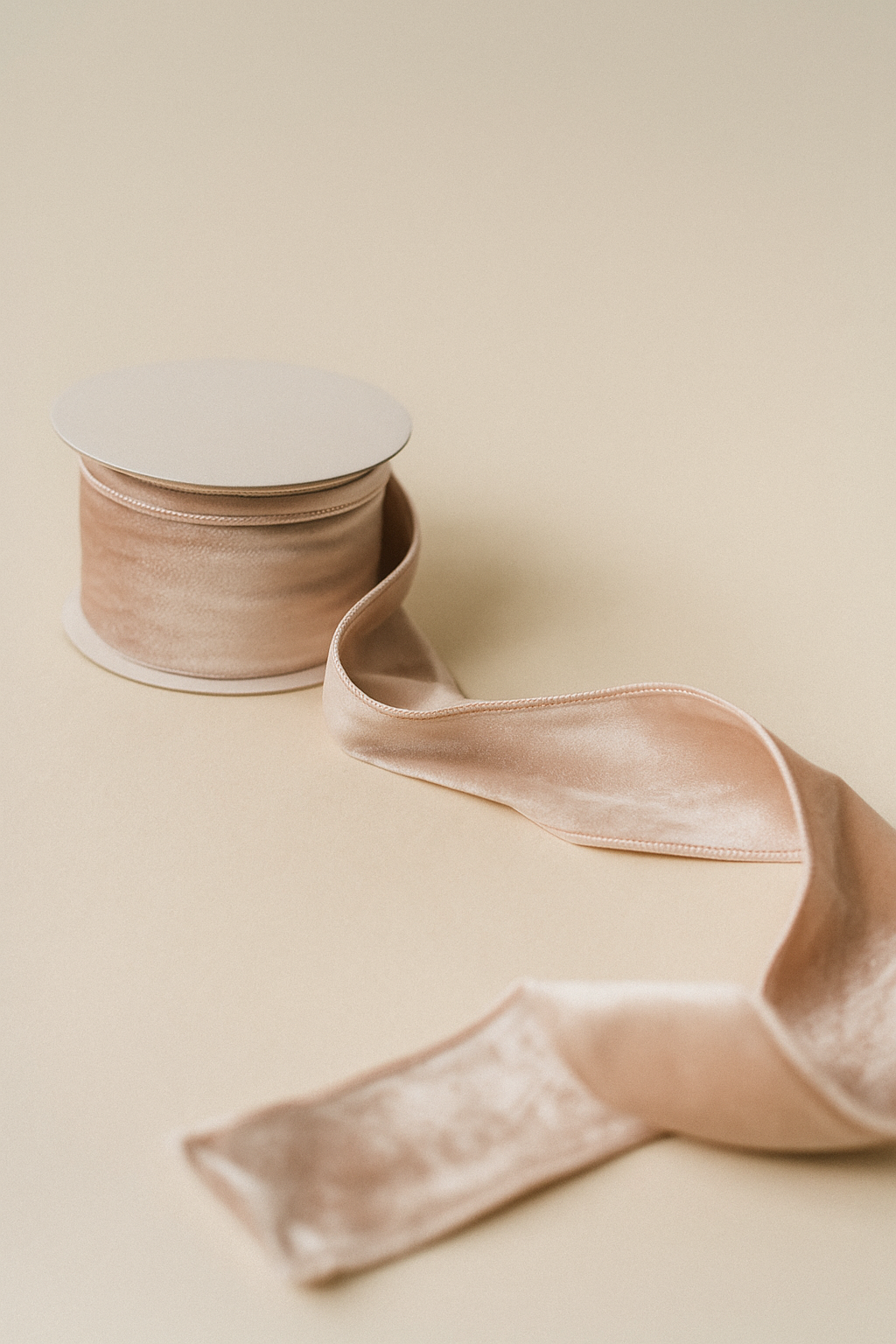 Blush Velvet Ribbon