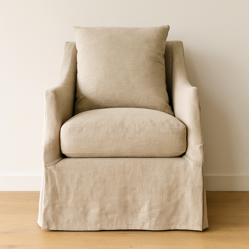 Dimarco Slipcover Swivel Chair