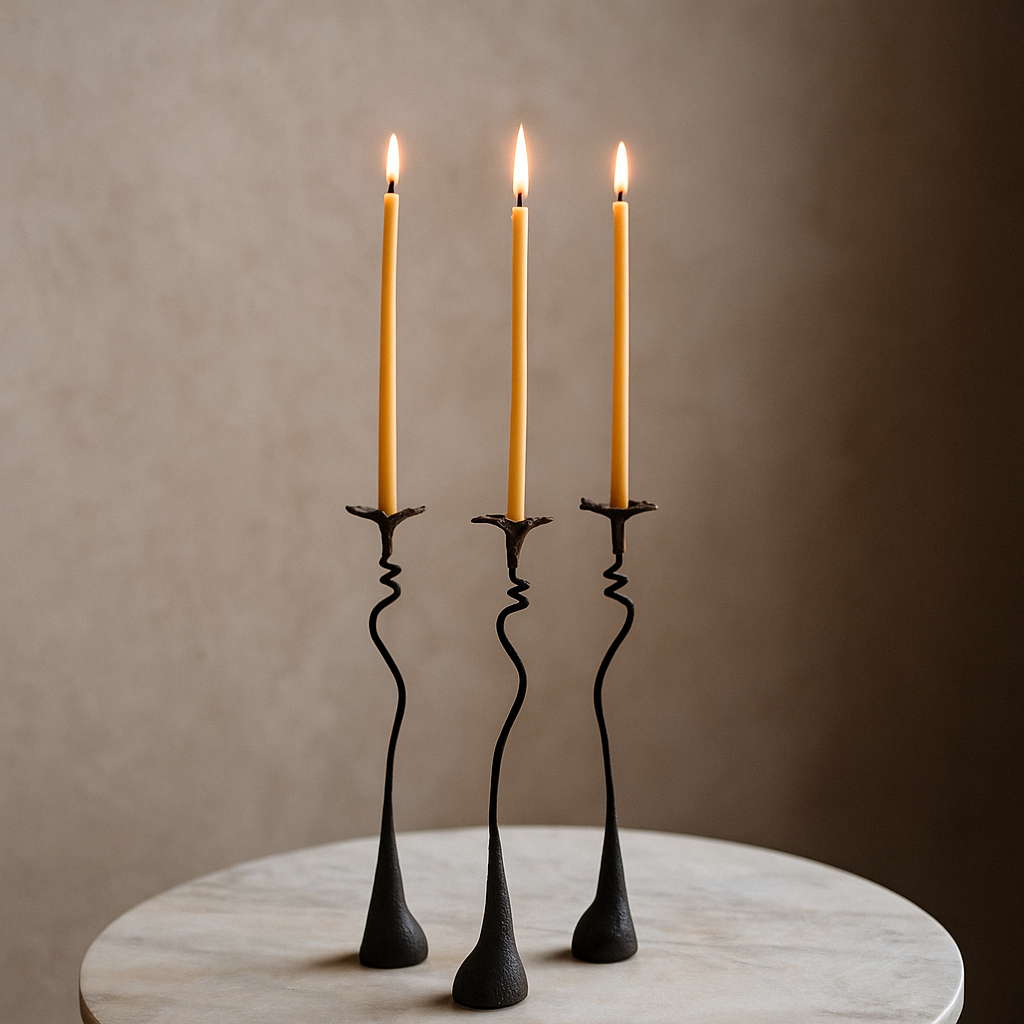 Meadow Iron Candlesticks