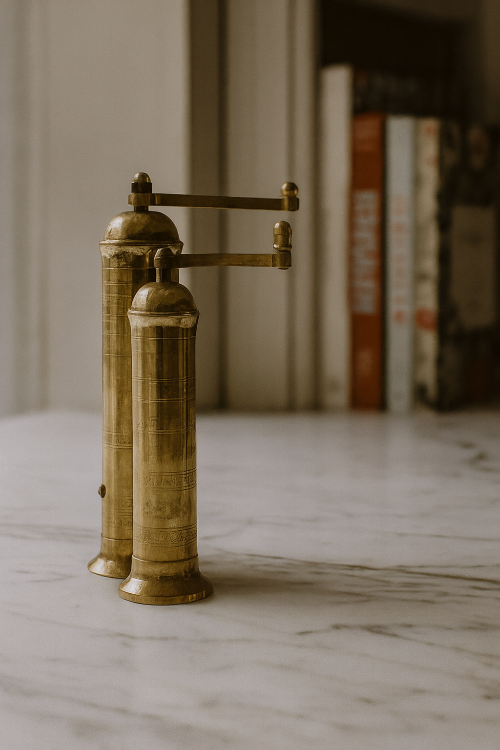 Brass Pepper & Salt Mill