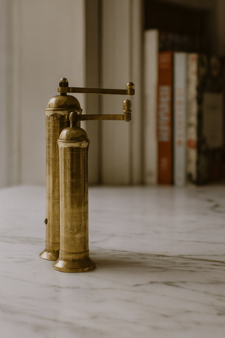 Brass Pepper & Salt Mill