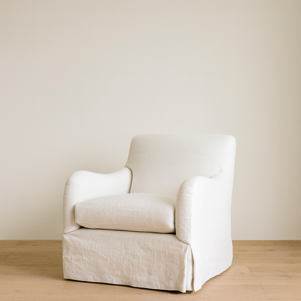 Windsor Swivel Slipcover Chair