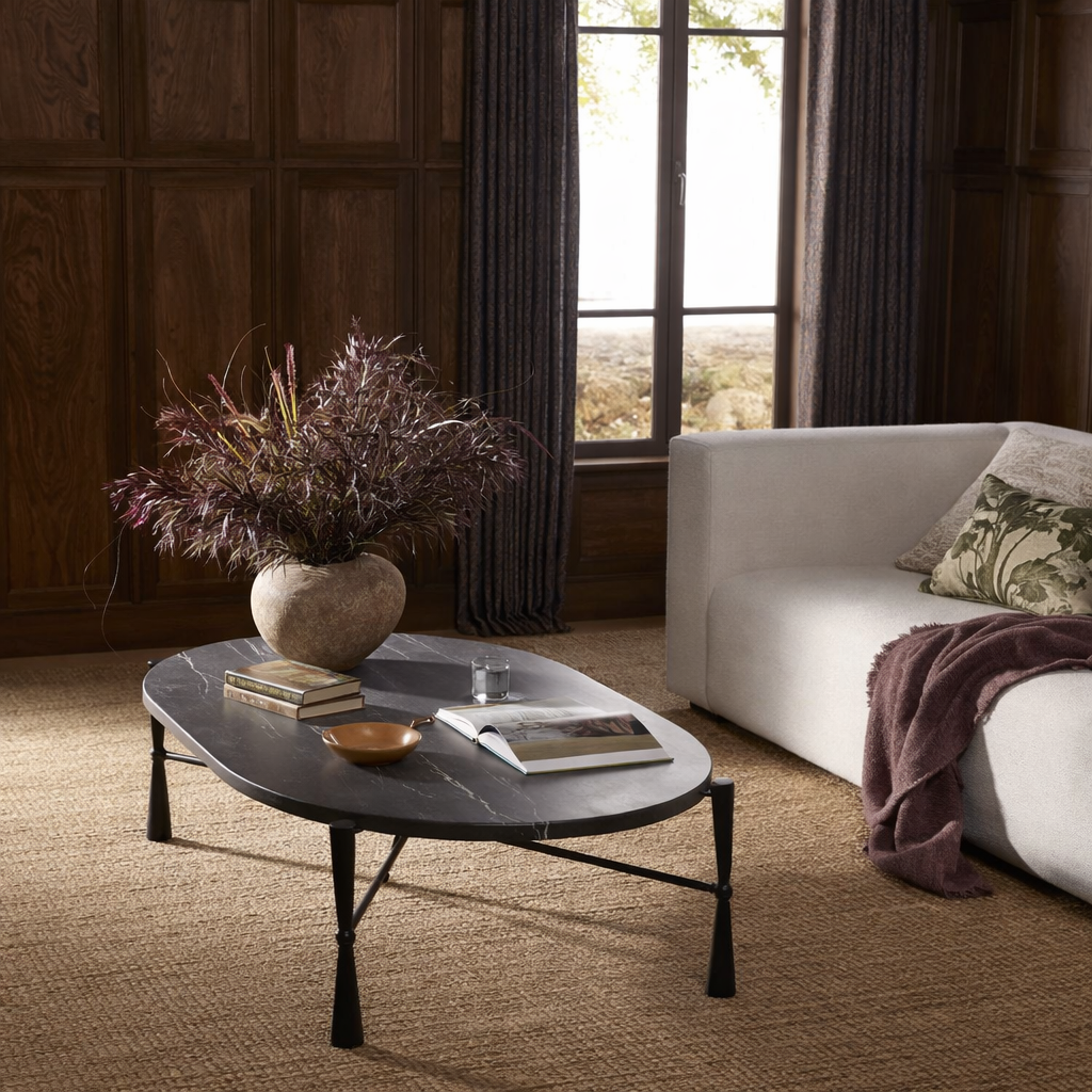 Rayna Italian Marble Coffee Table