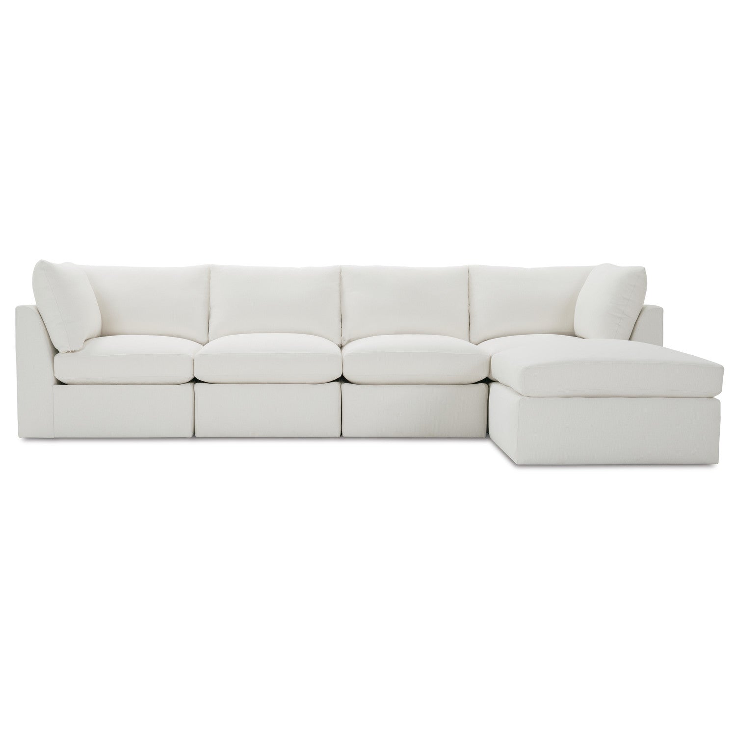 Douglas Modular White Sectional