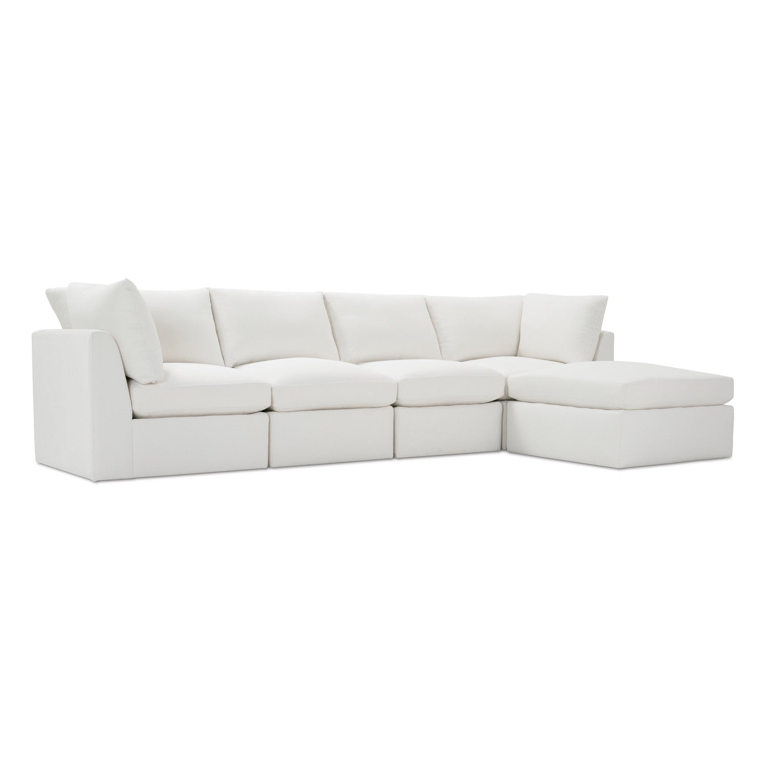 Douglas Modular White Sectional