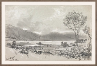 Edward Lear – Folio Graphite Landscape II C. 1836