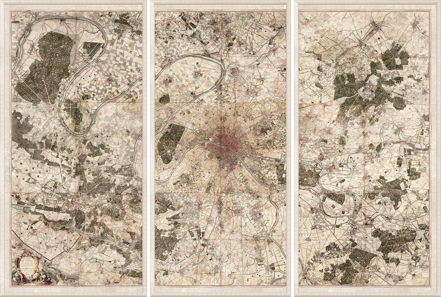 Environs De Paris C. 1740