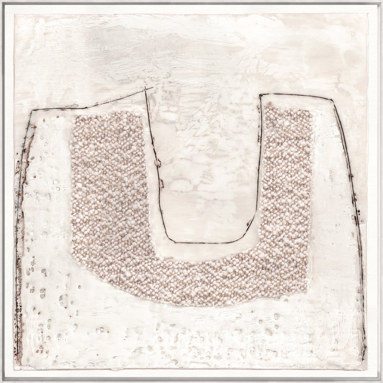 Encaustic Neutrals IV