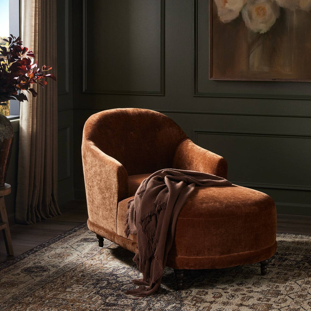 Marny Chaise, Chenille Sienna