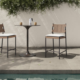 Miller Outdoor Woven Stool