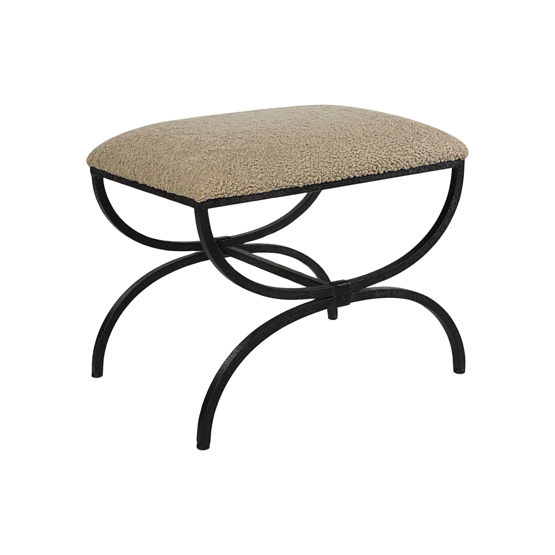 Shearling Ottoman