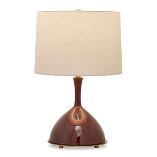 Burgundy Table Lamp