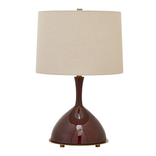 Burgundy Table Lamp