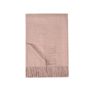 Dusty Rose Alpaca Throw