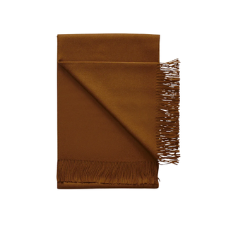 Cognac Alpaca Throw