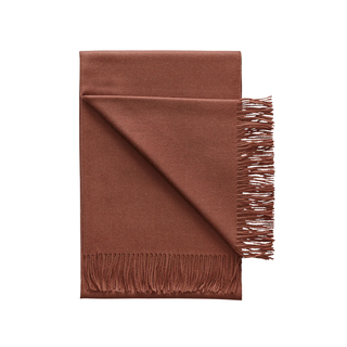 Red Clay Alpaca Throw