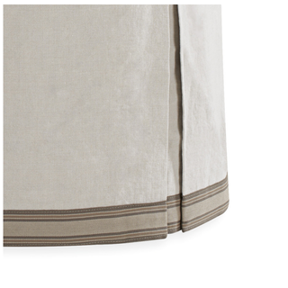 Camelia Skirted Ottoman