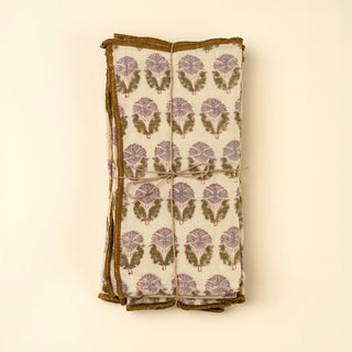 Nandini Block Print Napkins S/4