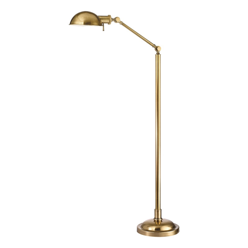 Hudson Valley Canada - L435-VB - One Light Floor Lamp - Girard - Vintage Brass