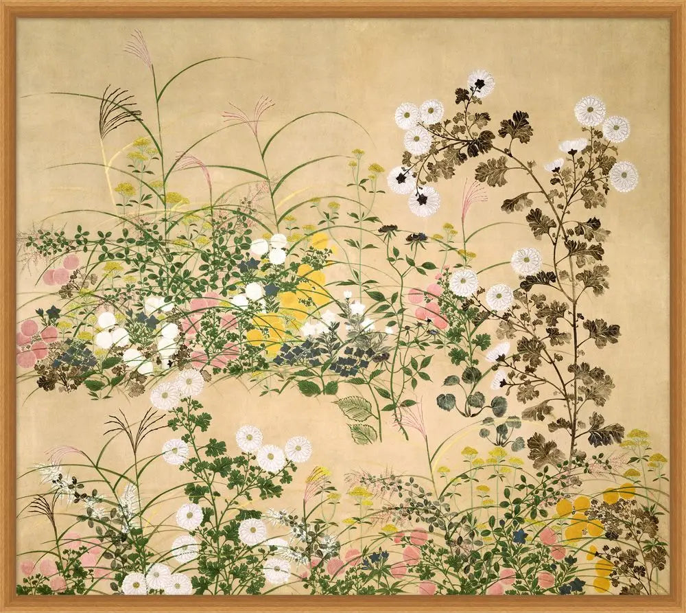 Vintage Golden Garden