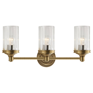 Visual Comfort Signature Canada - AH 2202HAB-CG - Three Light Wall Sconce - Ava - Hand-Rubbed Antique Brass