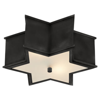 Visual Comfort Signature Canada - AH 4016GM-FG - Two Light Flush Mount - Sophia - Gun Metal