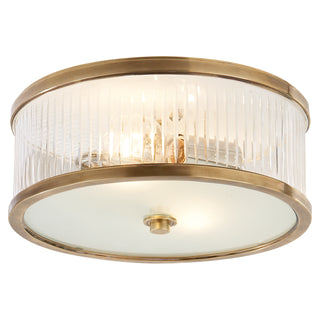 Visual Comfort Signature Canada - AH 4201HAB-FG - Two Light Flush Mount - Randolph - Hand-Rubbed Antique Brass