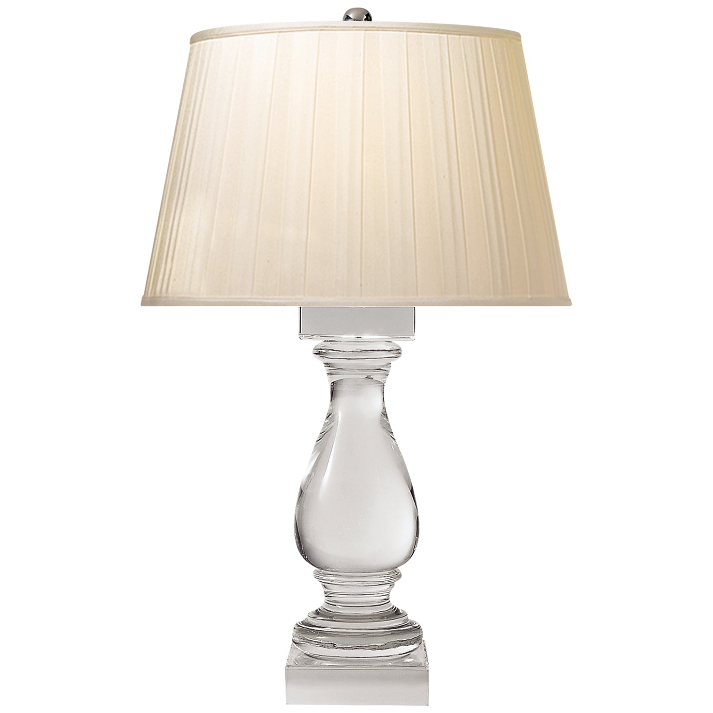 Visual Comfort Signature Canada - CHA 8924CG-SBP - One Light Table Lamp - Balustrade - Crystal