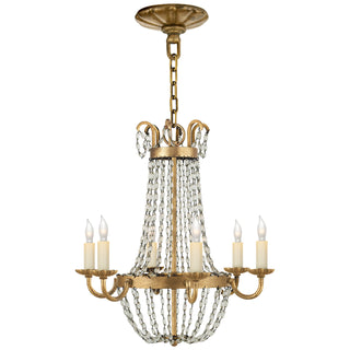 Visual Comfort Signature Canada - CHC 1407GI-SG - Six Light Chandelier - Paris Flea Market - Gilded Iron