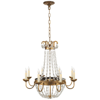 Visual Comfort Signature Canada - CHC 1426GI-SG - Eight Light Chandelier - Paris Flea Market - Gilded Iron