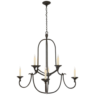 Flemish Eight Light Chandelier