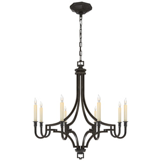 Visual Comfort Signature Canada - CHC 1561AI - Eight Light Chandelier - Mykonos - Aged Iron