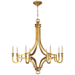 Visual Comfort Signature Canada - CHC 1562AB - Eight Light Chandelier - Mykonos - Antique-Burnished Brass