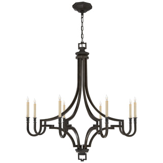 Visual Comfort Signature Canada - CHC 1562AI - Eight Light Chandelier - Mykonos - Aged Iron