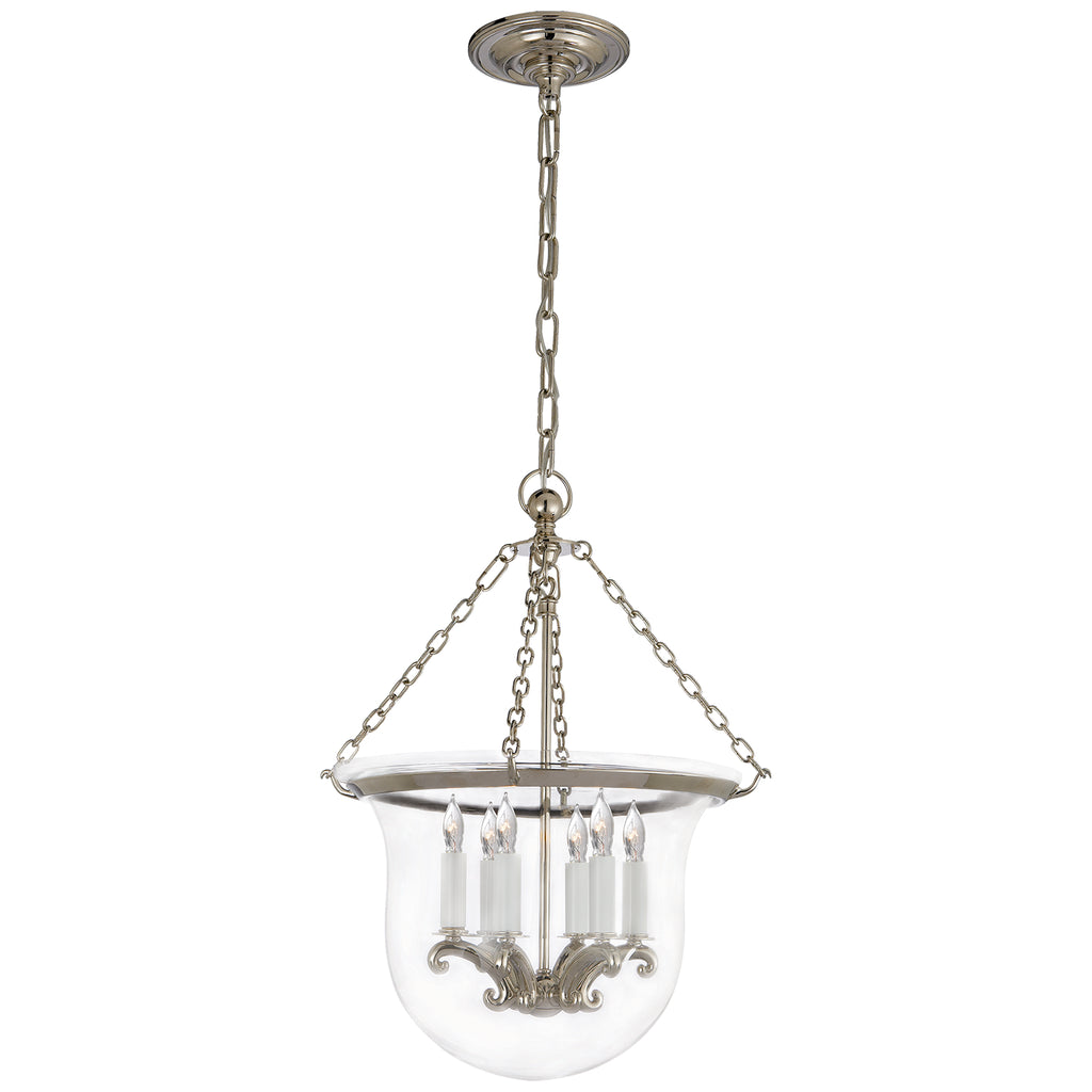 Visual Comfort Signature Canada - CHC 2117PN - Six Light Lantern - Country Bell Jar - Polished Nickel