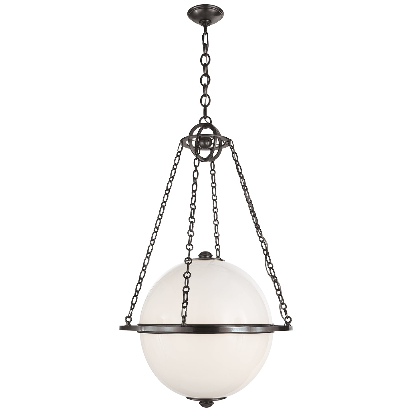 Modern Globe Two Light Lantern