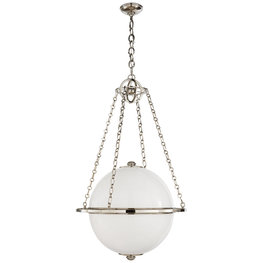 Visual Comfort Signature Canada - CHC 2135PN-WG - Two Light Lantern - Modern Globe - Polished Nickel
