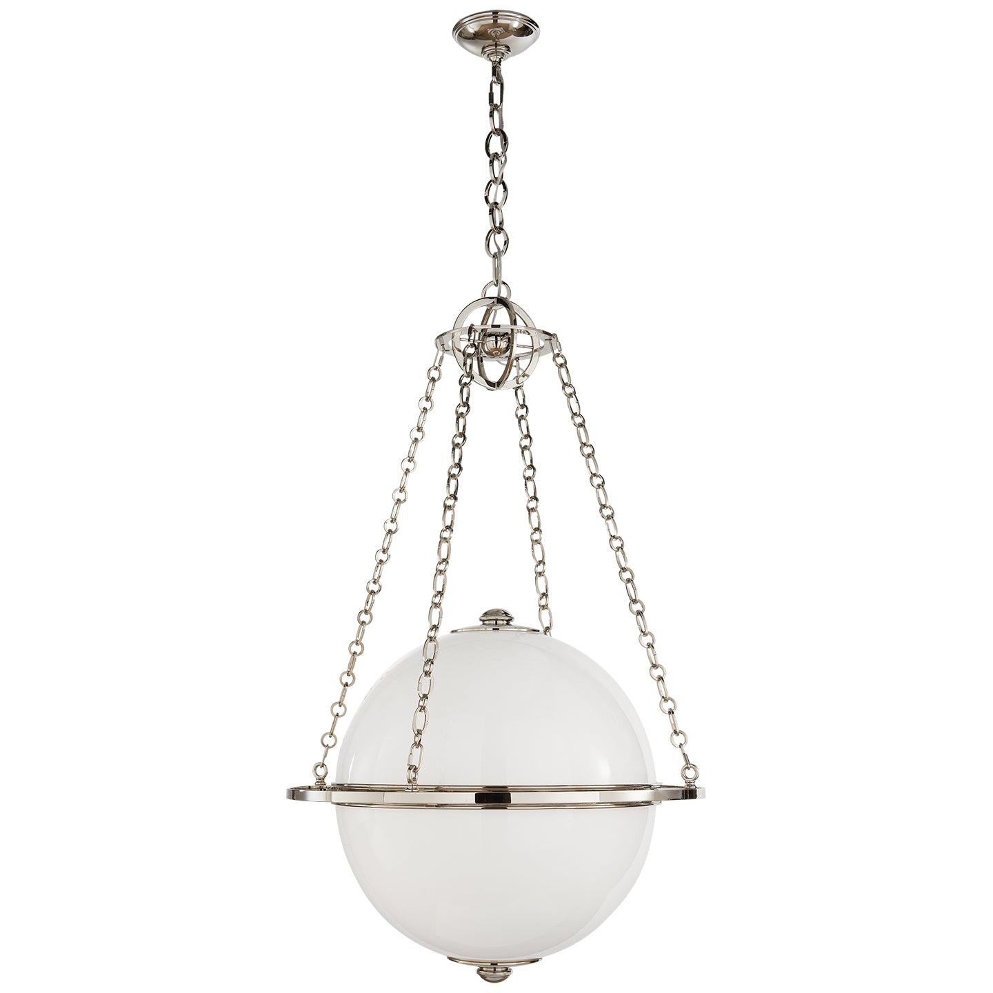Modern Globe Two Light Lantern