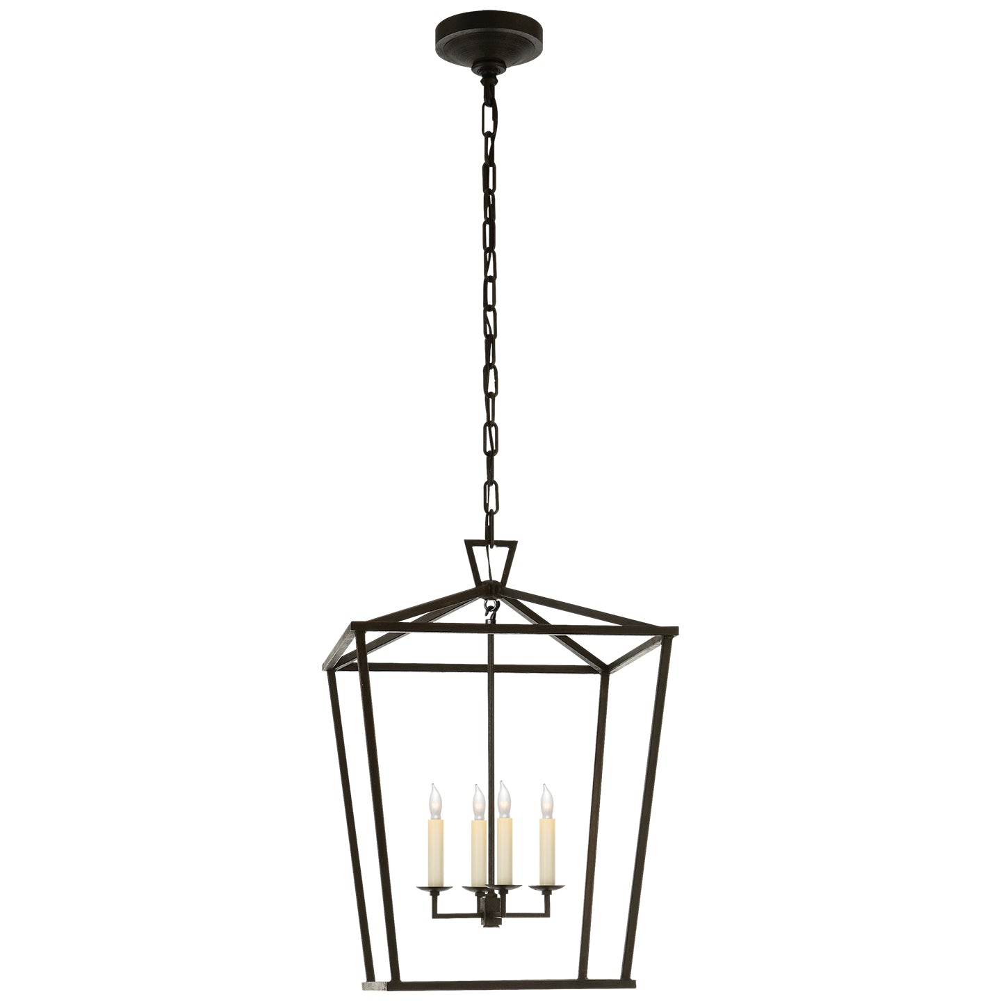 Visual Comfort Signature Canada - CHC 2165AI - Four Light Lantern - Darlana - Aged Iron