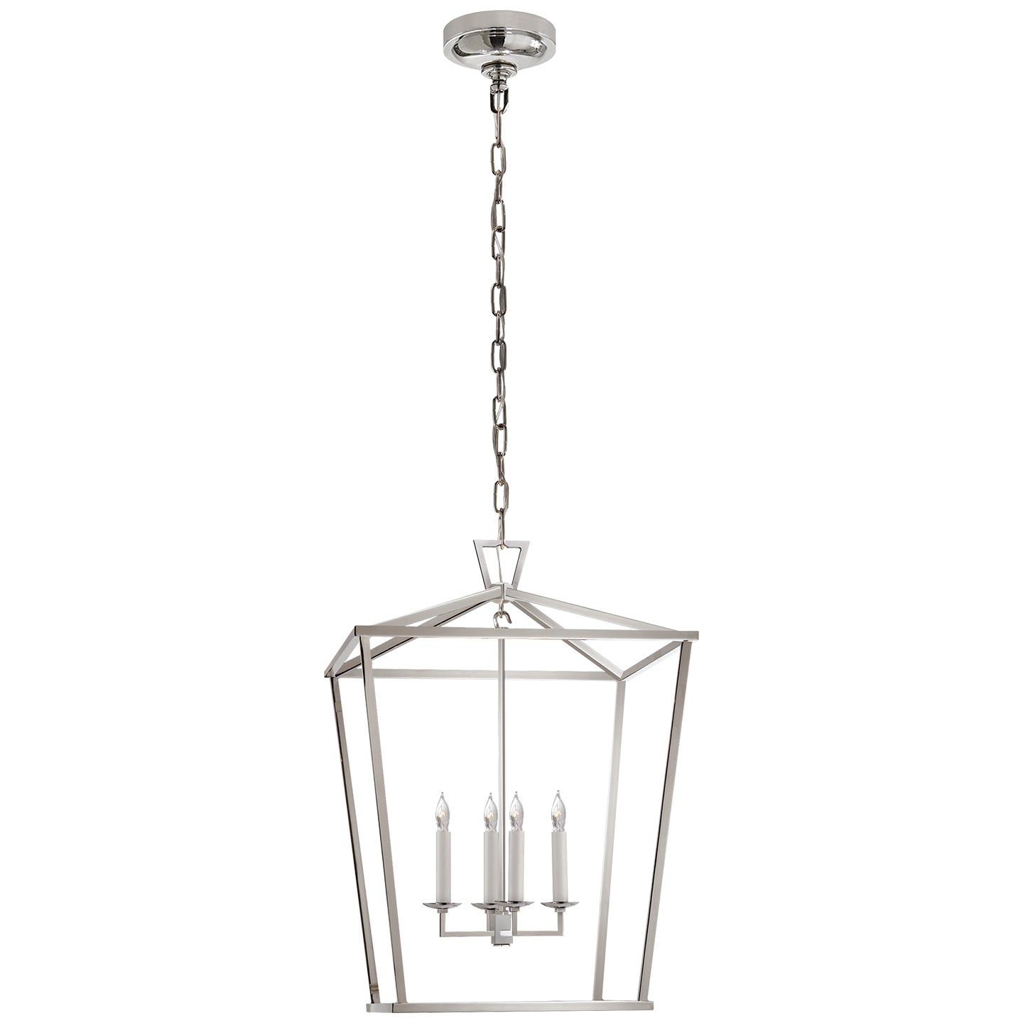 Visual Comfort Signature Canada - CHC 2165PN - Four Light Lantern - Darlana - Polished Nickel