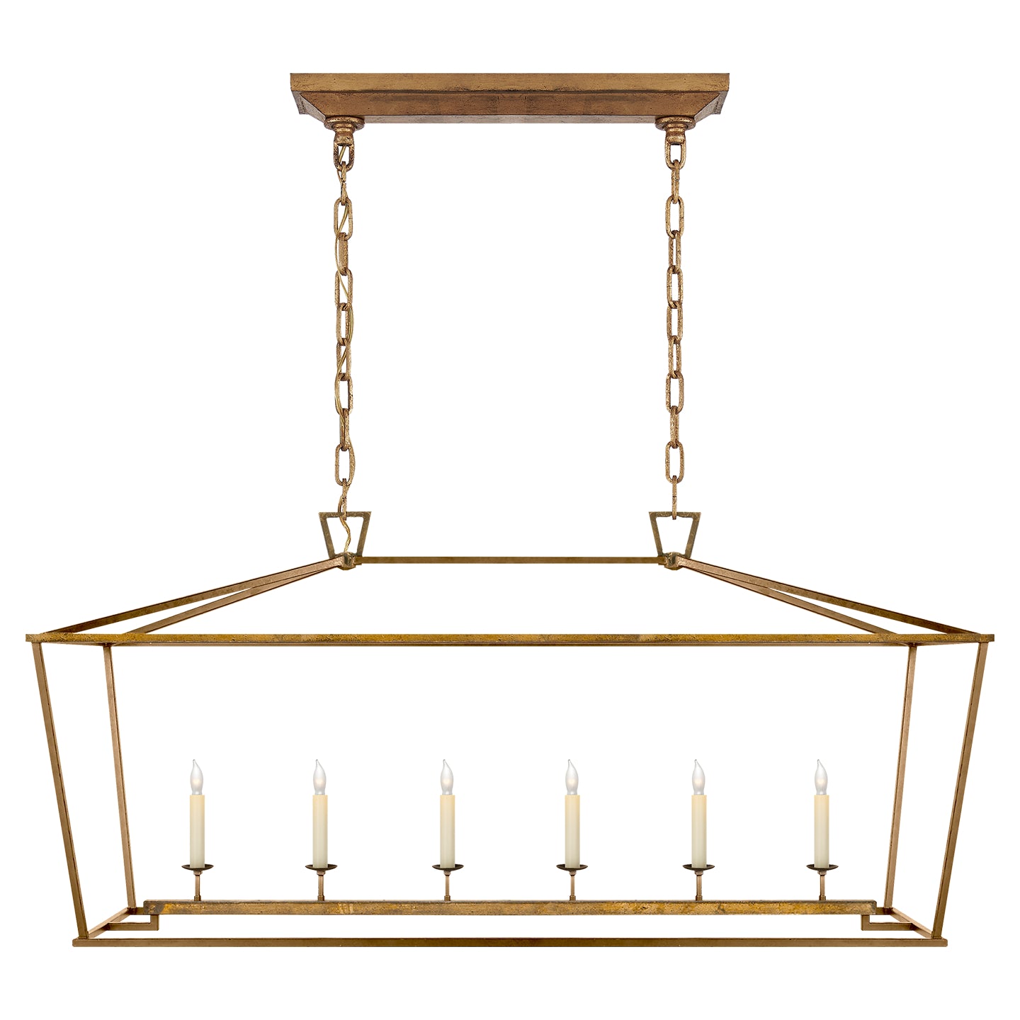 Visual Comfort Signature Canada - CHC 2166GI - Six Light Lantern - Darlana - Gilded Iron