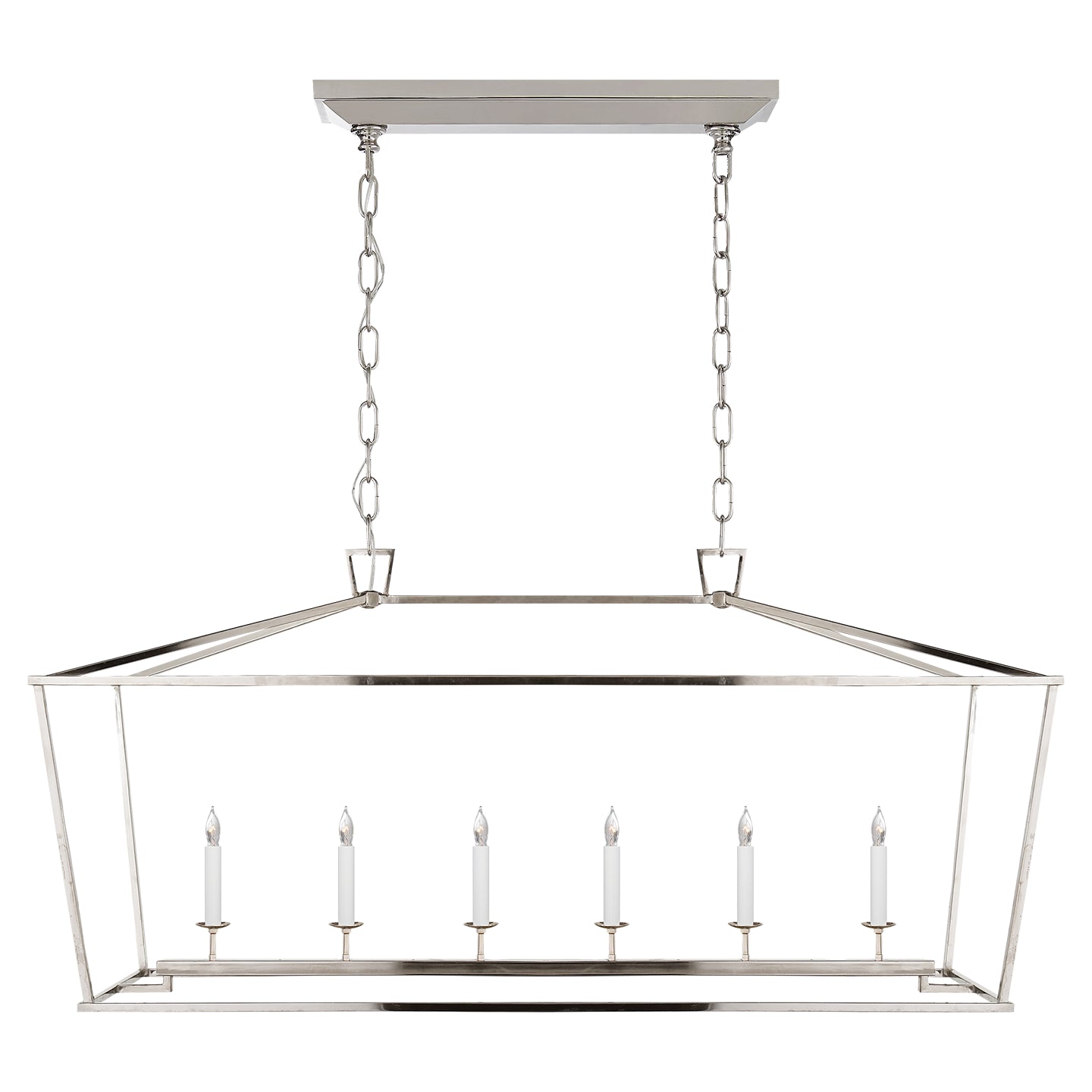 Visual Comfort Signature Canada - CHC 2166PN - Six Light Lantern - Darlana - Polished Nickel
