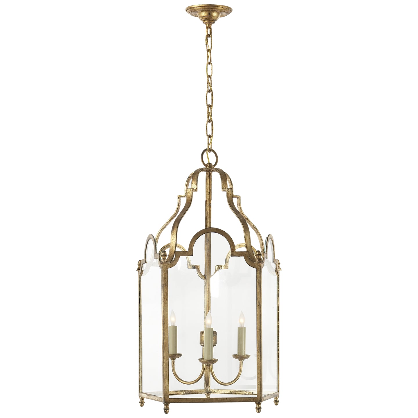 Visual Comfort Signature Canada - CHC 3414GI - Three Light Lantern - French Market - Gilded Iron