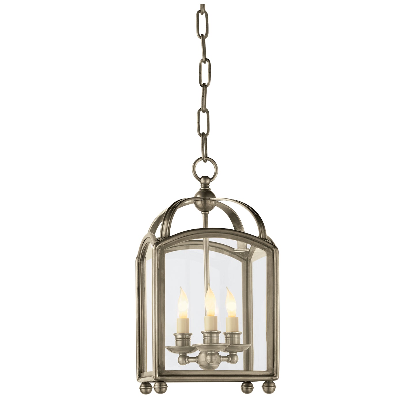 Visual Comfort Signature Canada - CHC 3420AN - Three Light Lantern - Arch Top - Antique Nickel