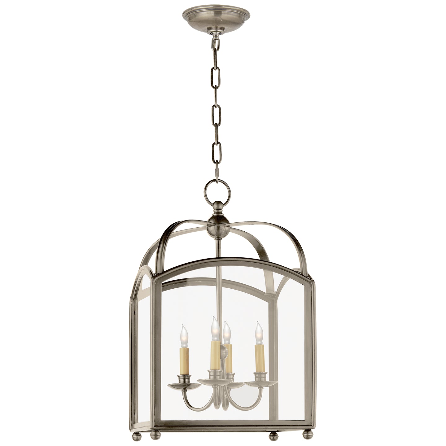 Visual Comfort Signature Canada - CHC 3421AN - Four Light Lantern - Arch Top - Antique Nickel