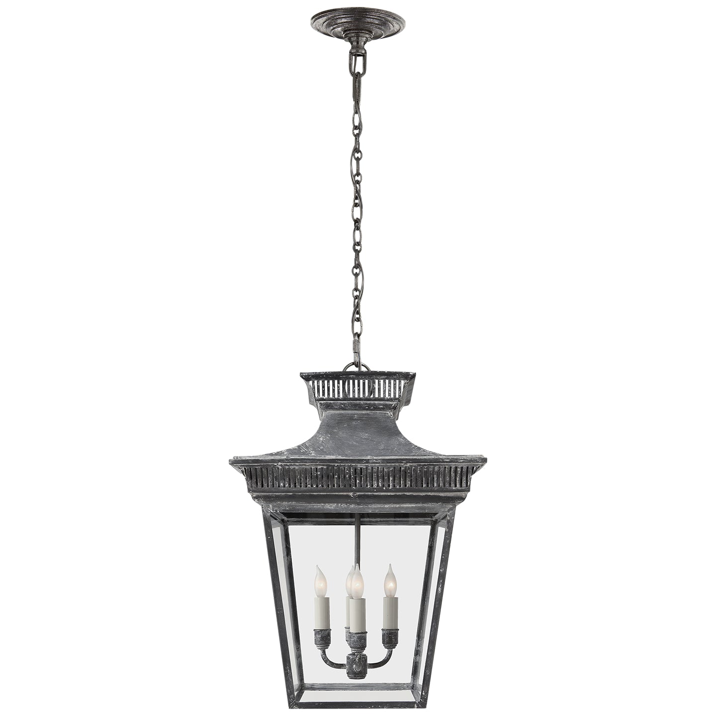 Visual Comfort Signature Canada - CHC 5050WZ - Four Light Lantern - Elsinore - Weathered Zinc