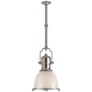 Visual Comfort Signature Canada - CHC 5133PN-WG - One Light Pendant - Country Industrial - Polished Nickel