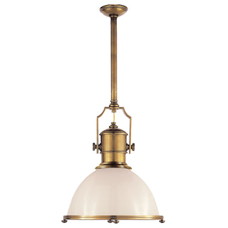 Visual Comfort Signature Canada - CHC 5136AB-WG - One Light Pendant - Country Industrial - Antique-Burnished Brass